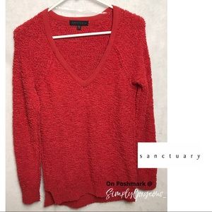 Sanctuary Orange Sweater Size S